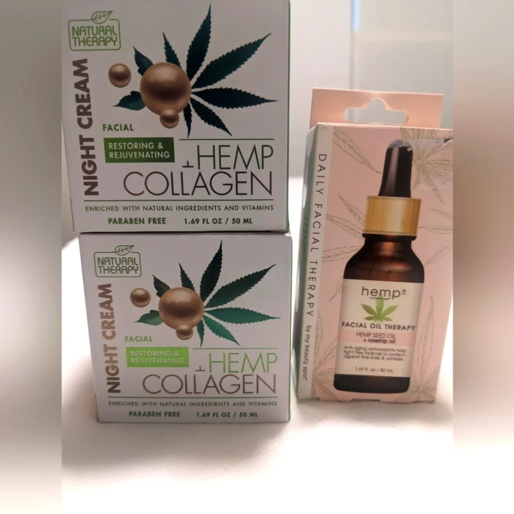 HEMP facial cream & oil - Picture 1 of 6